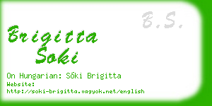 brigitta soki business card